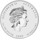 Silver Kilo 2009 Year of the Ox: Photo Coin, Australia, Silver Kilo 2009 Year of the Ox / thumbnail
