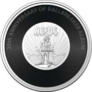 Australia / Twenty Cents 2020 AC/DC - Ballbreaker - reverse photo