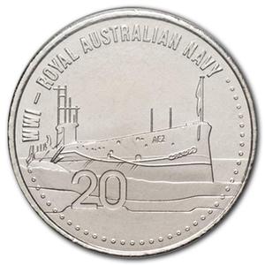 Australia / Twenty Cents 2015 Royal Australian Navy - reverse photo