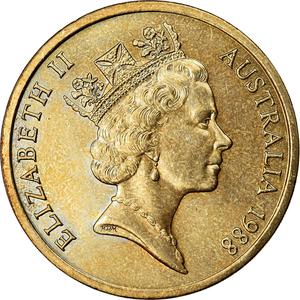Australia / Five Dollars 1988 Parliament House - obverse photo