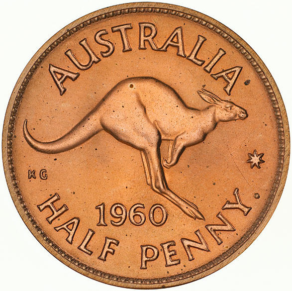 Halfpenny 1960 Coin From Australia Online Coin Club