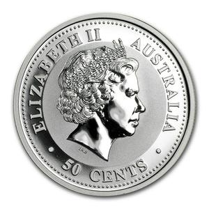 Australia / Silver Half Ounce 2005 Year of the Rooster - reverse photo