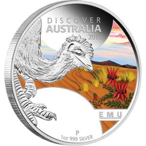 Australia / Silver Ounce 2013 Discover Australia - Emu - obverse photo