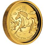 Gold Ounce 2014 Year of the Horse: Photo Coin, Australia, Gold Ounce 2014 Year of the Horse / thumbnail