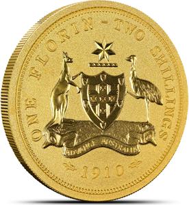 Australia / Gold Quarter Ounce 2022 Australian Florin - reverse photo