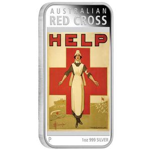 Australia / Silver Ounce 2015 World War I Red Cross Poster - reverse photo