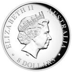 Silver Five Ounces 2015 Australian Kangaroo: Photo Coin, Australia, Silver Five Ounces 2015 Australian Kangaroo / thumbnail