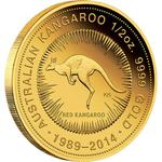 Gold Quarter Ounce 2014 Australian Kangaroo: Photo Coin, Australia, Gold Quarter Ounce 2014 Australian Kangaroo / thumbnail