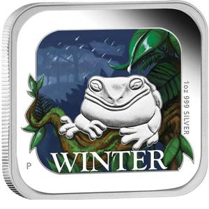 Australia / Silver Ounce 2013 Winter - reverse photo
