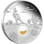 Silver Ounce 2014 Treasures of the World - Australia: Photo Coin, Australia, Silver Ounce 2014 Treasures of the World - Australia / thumbnail