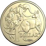 Australia / One Dollar 2025 Mob of Roos / Melbourne Privy Mark - reverse photo