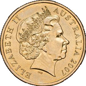Australia / One Dollar 2007 Mob of Roos (mint sets only) - obverse photo