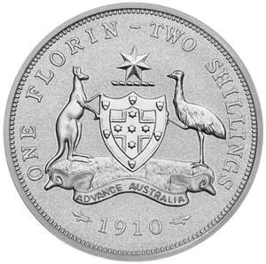 Australia / Platinum Quarter Ounce 2022 Australian Florin - reverse photo