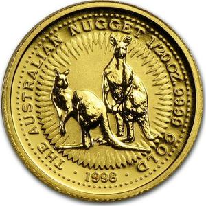 Australia / Gold Twentieth-Ounce 1998 Australian Nugget - reverse photo