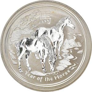 Australia / Silver Ounce 2014 Year of the Horse - reverse photo