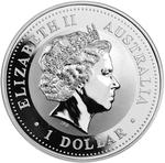 Australia / Silver Ounce 1999 Australian Kookaburra / Centenary of the Perth Mint Privy Mark - obverse photo