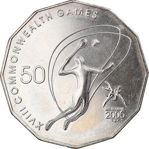 Australia / Fifty Cents 2006 XVIII Commonwealth Games - Badminton - reverse photo
