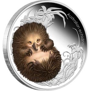 Australia / Silver Half Ounce 2013 Bush Babies - Echidna - reverse photo
