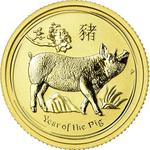 Australia / Gold Tenth-Ounce 2019 Year of the Pig - reverse photo