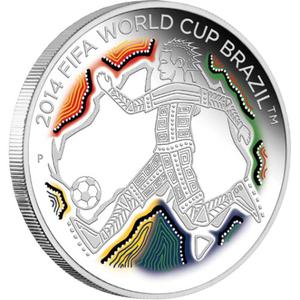Australia / Silver Half Ounce 2014 FIFA World Cup - reverse photo