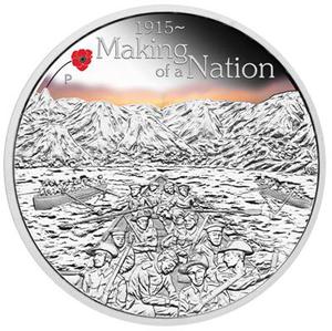 Australia / Silver Ounce 2015 Making of a Nation - reverse photo