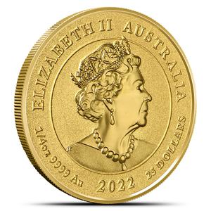 Australia / Gold Quarter Ounce 2022 Australian Sea Turtle - obverse photo