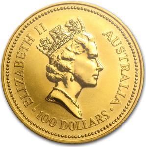 Australia / Gold Ounce 1992 Australian Nugget - Common Wallaroo - obverse photo