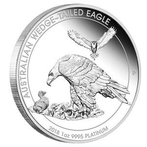 Australia / Platinum Ounce 2018 Australian Wedge-tailed Eagle - reverse photo
