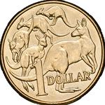 Australia / One Dollar 2016 Changeover / C Counterstamp - reverse photo