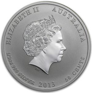 Australia / Silver Half Ounce 2013 Year of the Snake - obverse photo