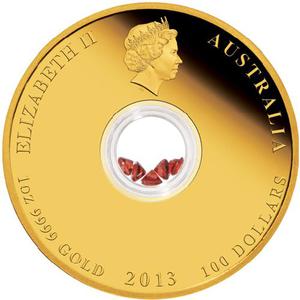 Australia / Gold Ounce 2013 Treasures of the World - Europe - obverse photo