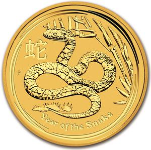 Australia / Gold Half Ounce 2013 Year of the Snake - reverse photo