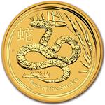 Gold Half Ounce 2013 Year of the Snake: Photo 2013 Australia 1/2 oz Gold Lunar Snake BU (Series II) / thumbnail