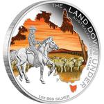Silver Ounce 2014 Australian Stockman: Photo Coin, Australia, Silver Ounce 2014 Australian Stockman / thumbnail