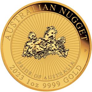 Australia / Gold Ounce 2023 Australian Nugget - Pride of Australia - reverse photo