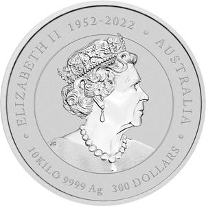 Australia / Silver Ten Kilos 2024 Year of the Dragon - obverse photo