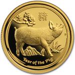 Australia / Gold Tenth-Ounce 2019 Year of the Pig / Proof - reverse photo