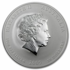 Australia / Silver Ten Ounces 2009 Year of the Ox - obverse photo