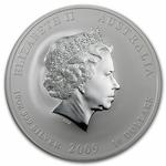 Silver Ten Ounces 2009 Year of the Ox: Photo Coin, Australia, One Ounce Silver 2009 Year of the Ox / thumbnail