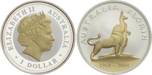 Australia / One Dollar Silver 2004 Australia Florin - obverse photo