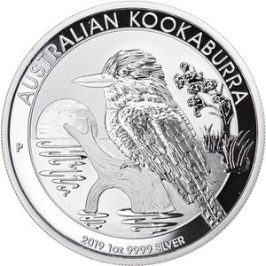 Australia / Silver Ounce 2019 Australian Kookaburra - reverse photo