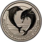Australia / Platinum Third-Ounce 2019 Bottlenose Dolphin - reverse photo