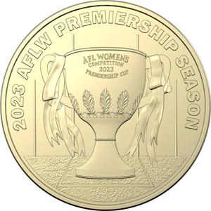 Australia / One Dollar 2023 Australian Football League Women's (AFLW) - reverse photo