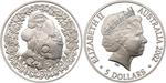Silver Ounce 2002 The Queen Mother: Photo Coin, Australia, Silver Ounce 2002 The Queen Mother / thumbnail