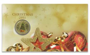 Australia / One Dollar 2011 Merry Christmas - obverse photo