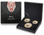 Silver Half Ounce 2016 Monkey King, Gold Ring: Photo Australia 2016 Monkey King coin with Gold Ring / thumbnail