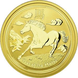 Australia / Gold Half Ounce 2014 Year of the Horse - obverse photo