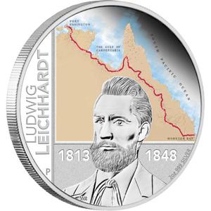 Australia / Silver Ounce 2013 Ludwig Leichhardt - reverse photo