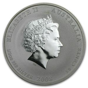 Australia / Silver Half Ounce 2008 Year of the Mouse - obverse photo
