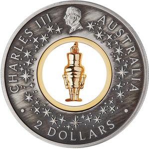 Australia / Silver Two Ounces 2024 The Christmas Nutcracker - obverse photo